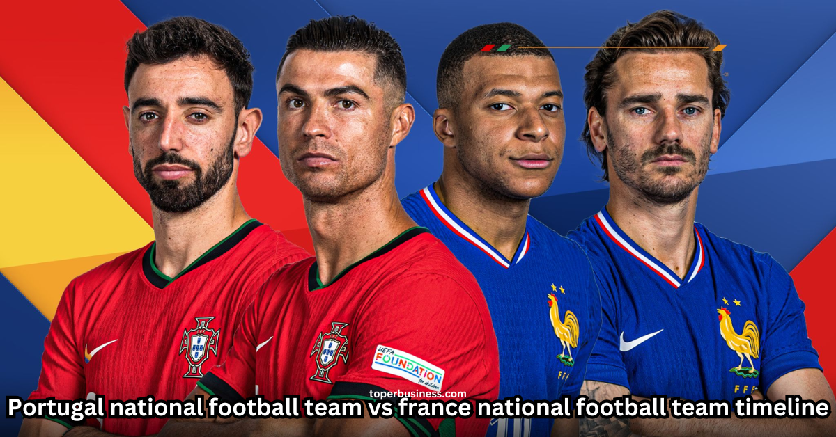 Portugal national football team vs france national football team timeline