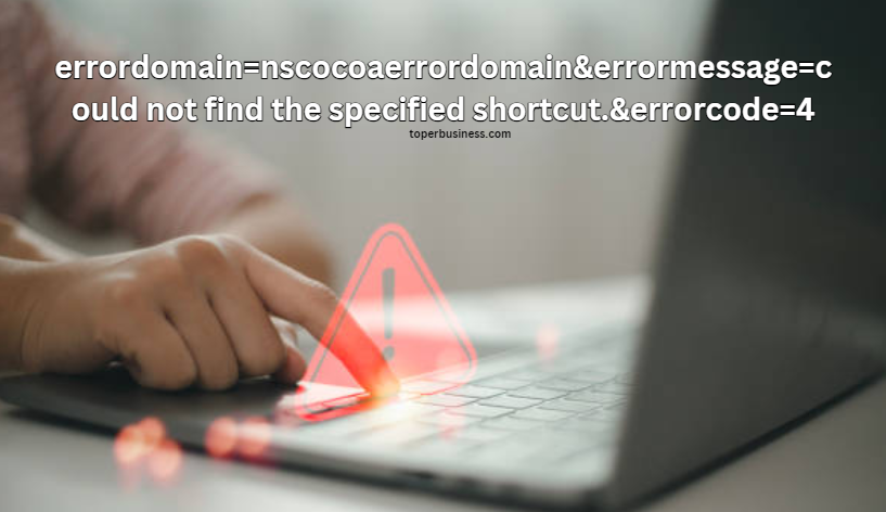 errordomain=nscocoaerrordomain&errormessage=could not find the specified shortcut.&errorcode=4